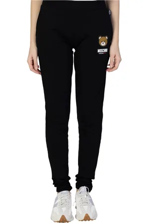 Moschino Femme, Pantalons, Noir, Taille: 38 FR Pantalons de jogging décontractés pour femmes