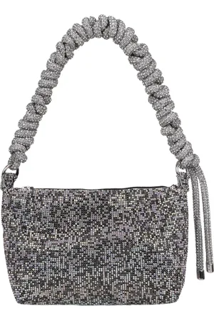 KARA Femme, Sacs, Noir, Taille: ONE Size Sac à bandoulière en maille de cristal
