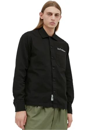 ARIES Homme, Chemises, Noir, Taille: S Chemise à manches longues avec impression graphique