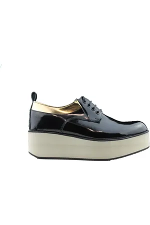 Alexander Smith Femme, Chaussures, Noir, Taille: 38 EU Abrasif Noir Laminé Or