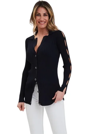 Pinko Femme, Pulls, Bleu, Taille: 42 FR Costina Cardigan