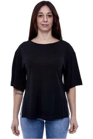 ALPHA STUDIO Femme, Blouses et Chemises, Noir, Taille: 38 FR T-shirt Col Roulé Femme