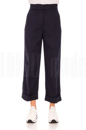 Aspesi Femme, Pantalons, Noir, Taille: 40 FR Pantalon Long Femme