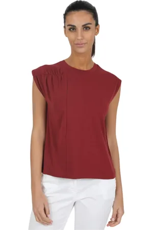 ALPHA STUDIO Femme, Tops, Rouge, Taille: 38 FR T-Shirt élégant