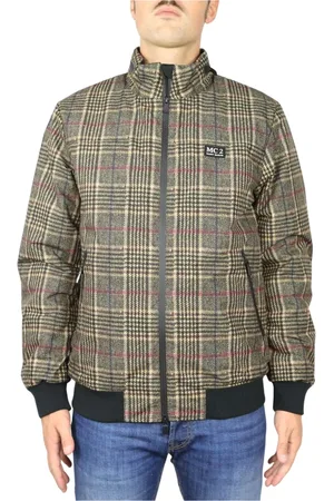 MC2 SAINT BARTH Homme, Vestes, Brun, Taille: S Veste Country Sherpa en polyester