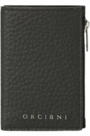Orciani Femme, Accessoires, Noir, Taille: ONE Size Portefeuille en cuir souple avec protection Rfid