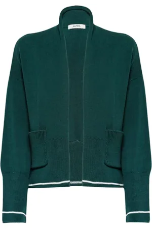 ALPHA STUDIO Femme, Pulls, Vert, Taille: 40 FR Cardigan Femme