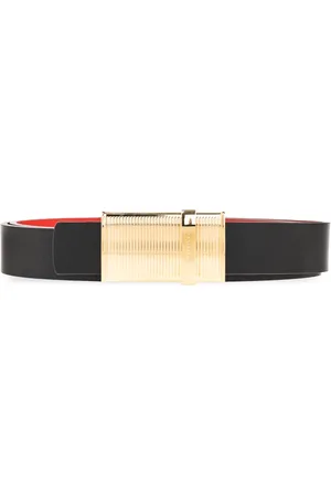Salvatore Ferragamo Femme, Accessoires, Noir, Taille: 75 CM Ceinture Réversible
