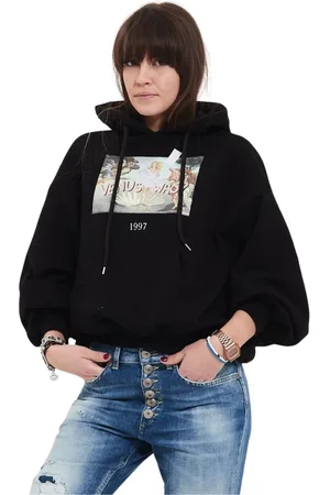 Throwback. Femme, Sweatshirts et sweats à capuche, Noir, Taille: 36 FR SweaT-shirt Stylé