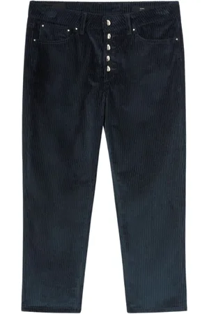 Dondup Femme, Pantalons, Bleu, Taille: W30 Pantalon ample en velours