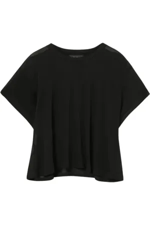 Dondup Femme, Tops, Noir, Taille: 40 FR T-shirt décontracté