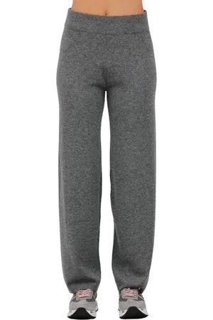 ALPHA STUDIO Femme, Pantalons, Gris, Taille: 36 FR Pantalon tricot avec bande élastique à la taille