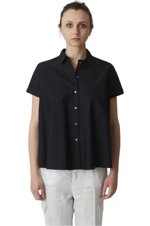 Aspesi Femme, Blouses et Chemises, Noir, Taille: 40 FR Chemise Femme