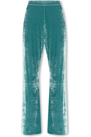 Jil Sander Femme, Pantalons, Vert, Taille: 36 FR Pantalon en Velours