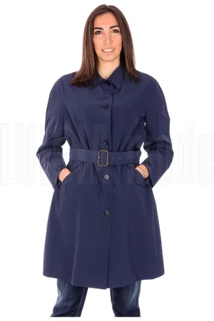 Aspesi Femme, Robes, Bleu, Taille: 42 FR Imperméable Stretch pour Femme