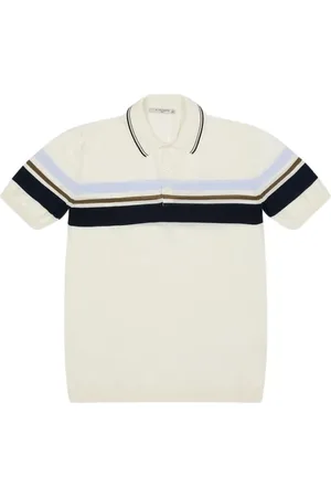 Circolo Homme, Tops, Blanc, Taille: S Polo Classique