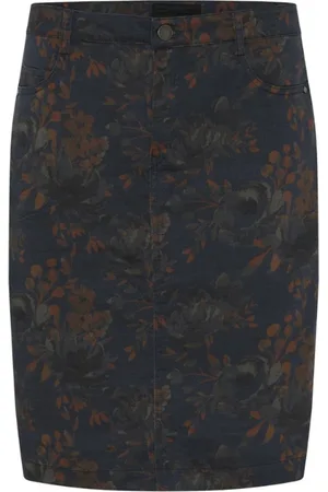 C.ro Femme, Jupes, Brun, Taille: 44 FR Jupe Imprimée Fleurs