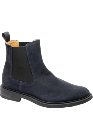CallagHan Homme, Chaussures, Bleu, Taille: 40 EU Bottes Cheville Élégantes