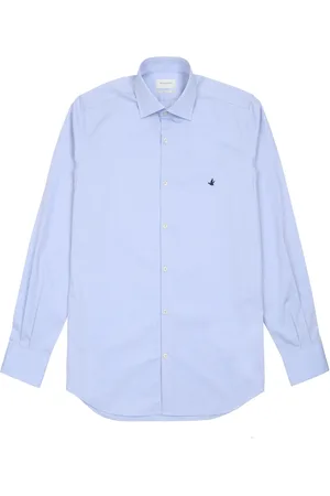 BROOKSFIELD Homme, Chemises, Bleu, Taille: M Formal Chemises