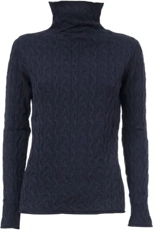 LE TRICOT PERUGIA Femme, Pulls, Bleu, Taille: 40 FR Pull à Col Roulé