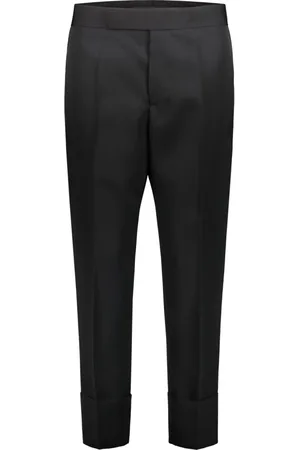 SAPIO Femme, Pantalons, Noir, Taille: 36 FR Pantalon en gabardine avec taille ajustable