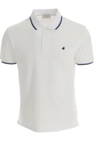 BROOKSFIELD Homme, Tops, Blanc, Taille: L Polo Chemises