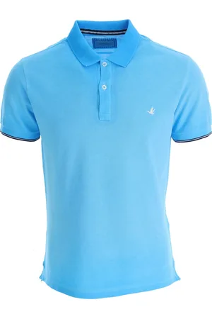 BROOKSFIELD Homme, Tops, Bleu, Taille: L Polo Chemises