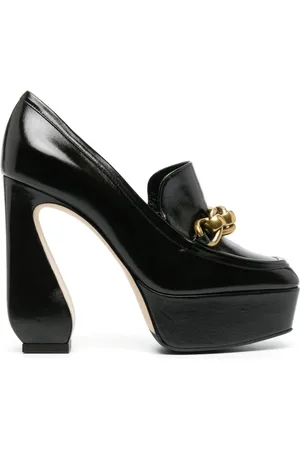 Sergio Rossi Femme, Chaussures, Noir, Taille: 39 EU Escarpins Noirs à Talon - Élevez Votre Style