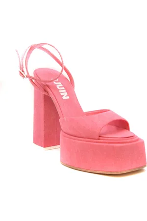 3Juin Femme, Chaussures, Rose, Taille: 39 EU Sandales Élégantes