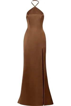MVP Wardrobe Femme, Robes, Brun, Taille: 34 FR Robe Longue Catalina