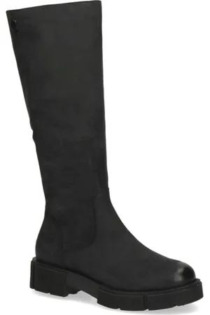Caprice Femme, Chaussures, Noir, Taille: 39 EU Bottes Cheville Casual Noires en Nubuc Fermées