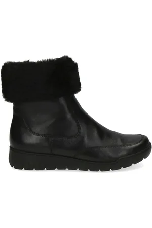 Caprice Femme, Chaussures, Noir, Taille: 39 EU Bottines Noires en Nappa Fermées