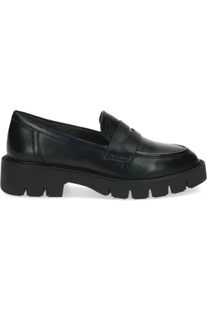 Caprice Femme, Chaussures, Noir, Taille: 36 EU Mocassins Noirs Fermés pour Femmes