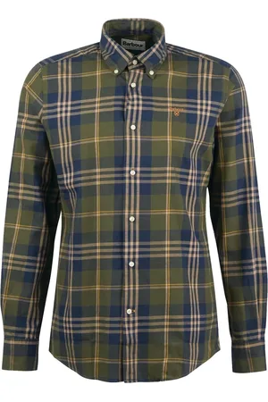 Barbour Homme, Chemises, Vert, Taille: S Chemise en Velours sur Mesure