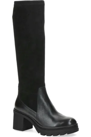Caprice Femme, Chaussures, Noir, Taille: 36 EU Bottes Casual Noires Fermées