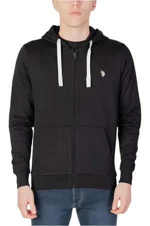U.S. Polo Assn. Homme, Sweatshirts et sweats à capuche, Noir, Taille: M Sweat à capuche homme