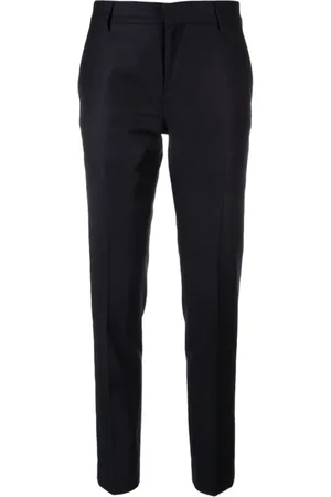 Ami Femme, Pantalons, Bleu, Taille: 38 FR Pantalon Slim Fit Bleu Marine