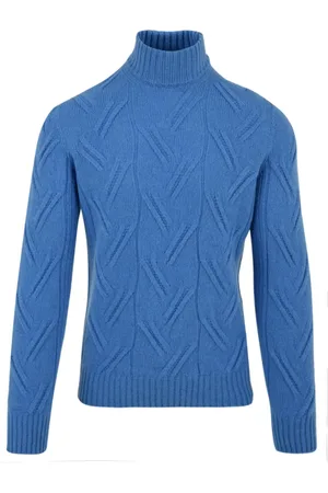 DRUMOHR Homme, Pulls, Bleu, Taille: 2XL Pulls Bleu Clair pour Homme