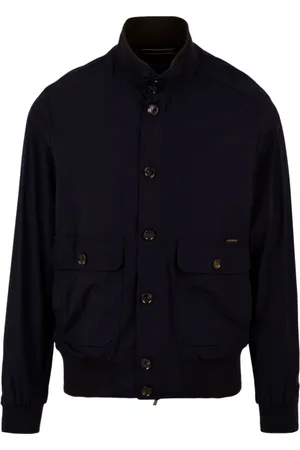 MOORER Homme, Vestes, Bleu, Taille: M Veste homme Modèle Carlos-Kn DK BLU