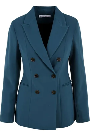 Attic and Barn Femme, Vestes, Bleu, Taille: 38 FR Vestes Bleues pour Femmes