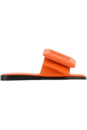 BOYY Femme, Chaussures, , Taille: 37 EU Chaussons Puffy en Cuir