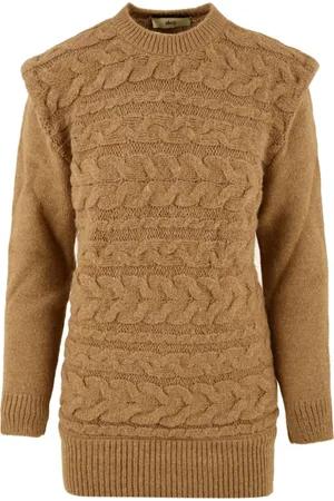 AKEP Femme, Pulls, Brun, Taille: 38 FR Robes camel pour femmes