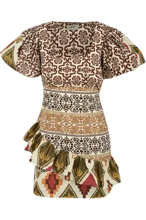 AKEP Femme, Robes, Multicolore, Taille: 36 FR Robes MultiColour