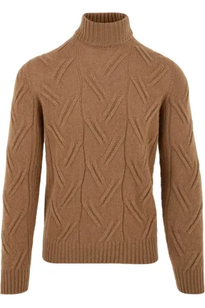 DRUMOHR Homme, Pulls, Brun, Taille: XL Pulls Marron pour Hommes Modèle D5W114Tt 539