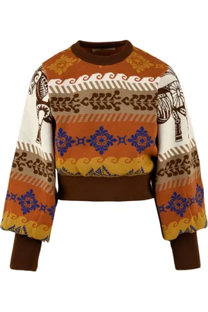 AKEP Femme, Pulls, Multicolore, Taille: 36 FR Pull MultiColour pour Femme