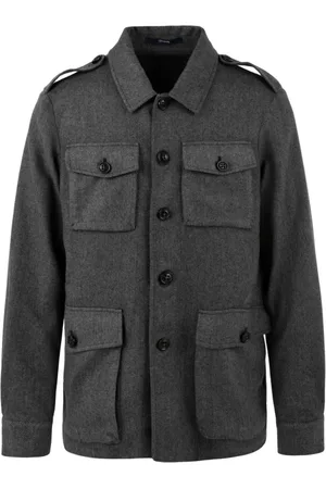 DRUMOHR Homme, Vestes, Gris, Taille: 2XL Veste Grise pour Homme