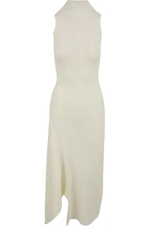 AKEP Femme, Robes, , Taille: 40 FR Robe crème avec modèle Vskd01062