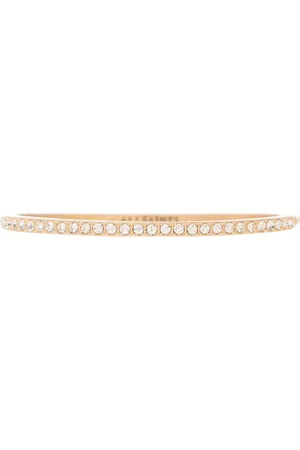 AllSaints Femme, Accessoires, Jaune, Taille: ONE Size Bracelet en laiton