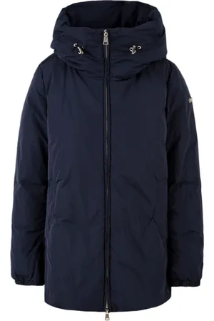 add Femme, Vestes, Bleu, Taille: 36 FR Manteau Bleu pour Femme