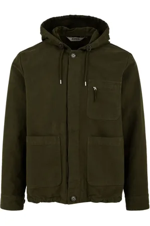 Aspesi Homme, Vestes, Vert, Taille: XL Veste à capuche pour homme - Modèle Cg14 L515